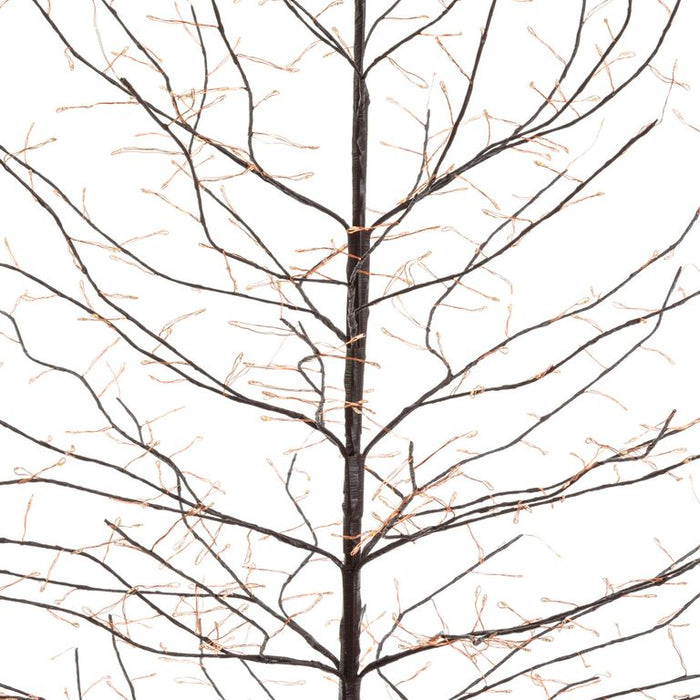 Albero luminoso Tiglio marrone 2 m, 1120 microled bianco caldo, uso interno