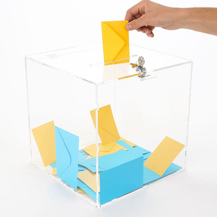 Urna de plexiglás CUBO