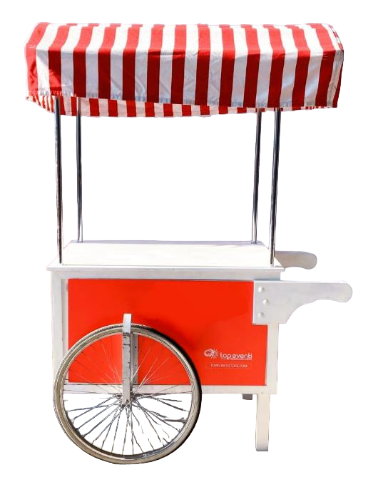 Carrito de helados para fiestas y eventos.