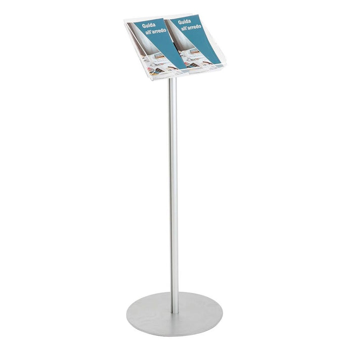 Expositor de plexiglás con contenedor horizontal A4