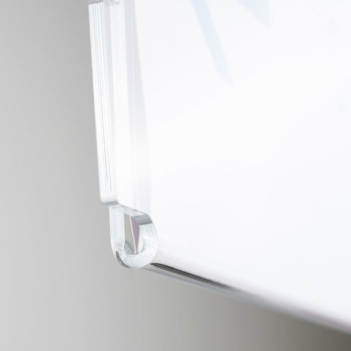 Segnale in plexiglass a soffitto varie misure accessori inclusi