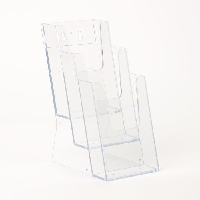 Banc porte-brochures en plexi 3 pochettes 1/3 A4