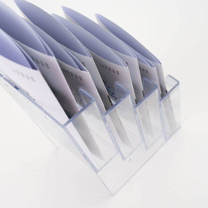 Porte-brochures comptoir 4 pochettes 1/3 A4 Vertical