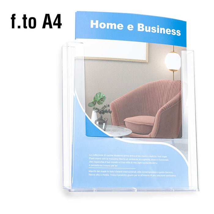 Porte-brochure mural vertical A4