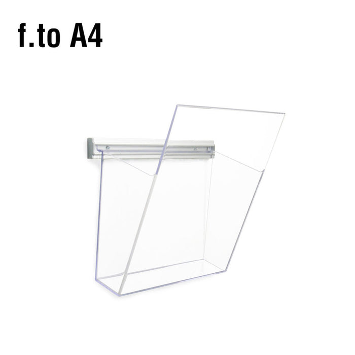 Porte-brochures en plexi avec 1 plateau A4