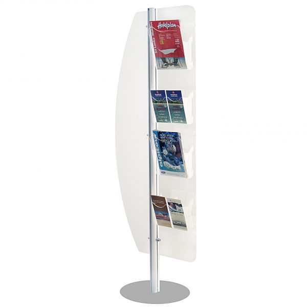 Espositore con 4 vaschette A4 e vela - Top Eventi Store(14456350)