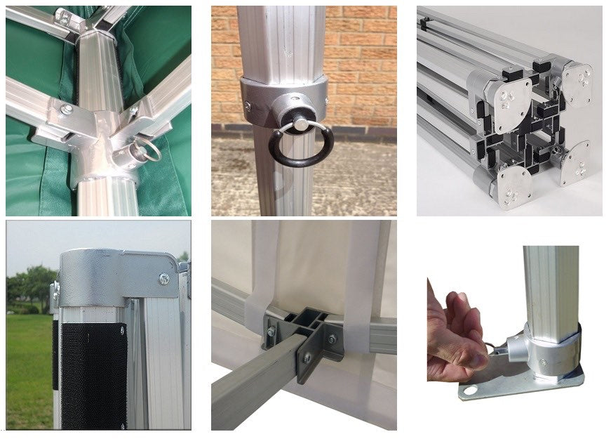 Gazebo PROFESSIONALE 3 x 3 Alluminio 45 MM - Top Eventi Store