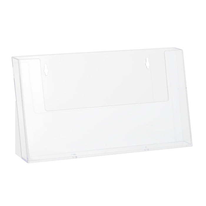 Porte brochure comptoir en plexi A4 Horizontal