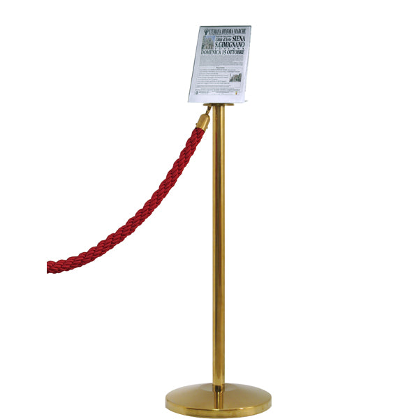 Porta segnale colonnina con cordone - Top Eventi Store