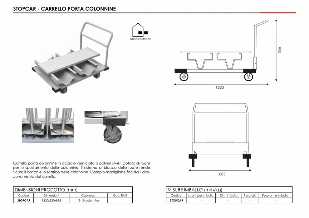 Scheda tecnica carrello tendinastro (14455449)