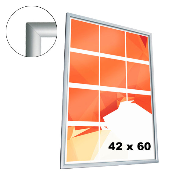 Cornice a scatto in alluminio da parete 42 x 60 | Top Eventi Store
