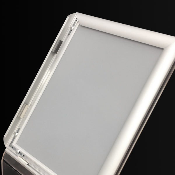 Leggio in plexi con base a L e Cornice a scatto f.to A4 verticale - Top Eventi Store
