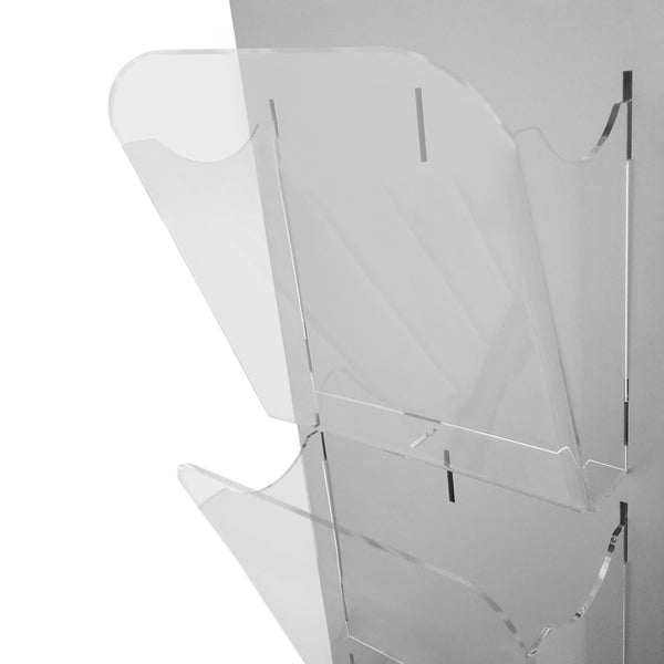 Espositore Serie METALLO da parete Tasche A4 - Top Eventi Store