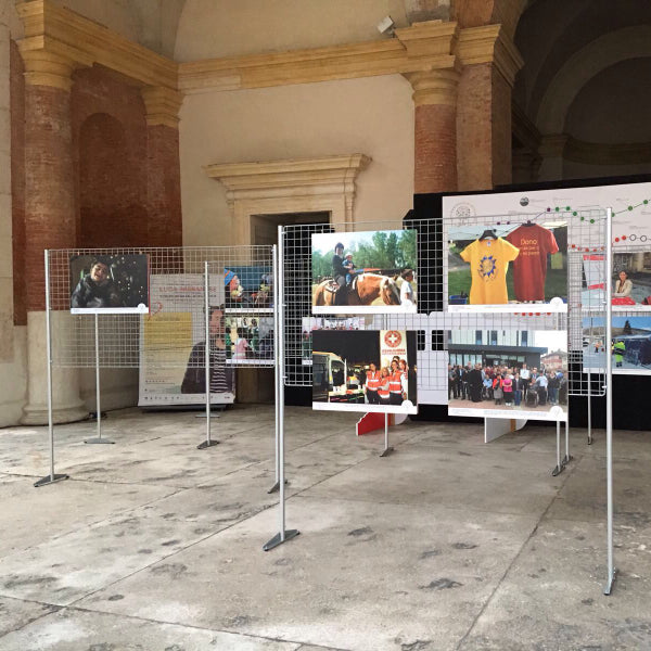 Pannello espositivo con griglia metallica varie misure - Top Eventi Store
