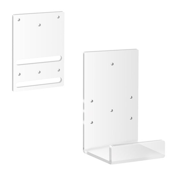 Porte-distributeur mural en plexiglas