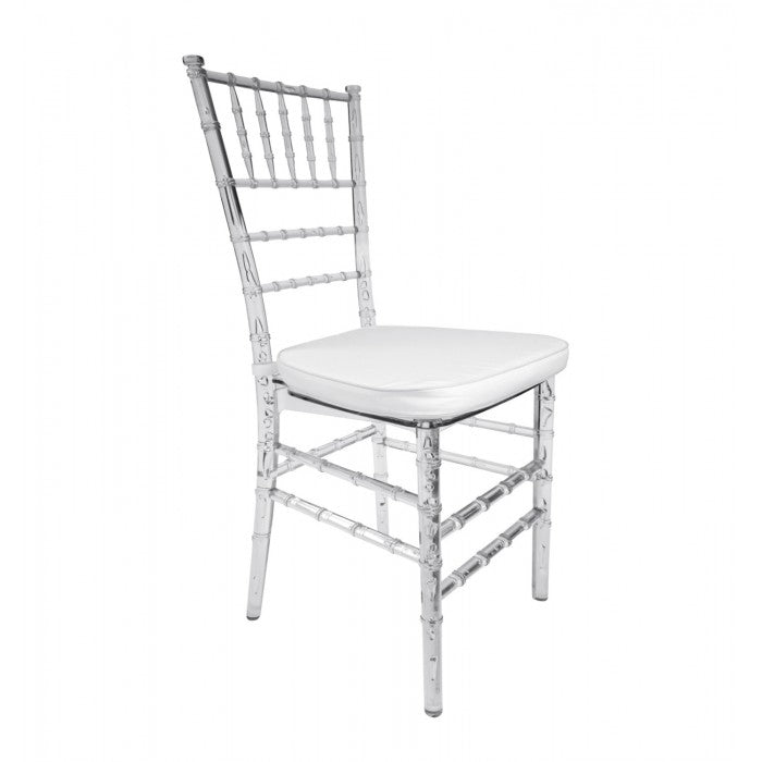 Silla Chiavarina transparente con cojín