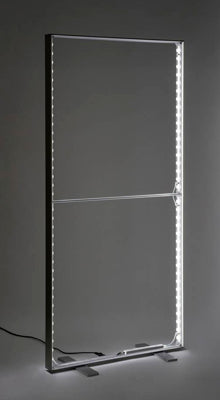 Totem pubblicitario a LED 100 x 200 autoportante | Stampa su Tessuto 9