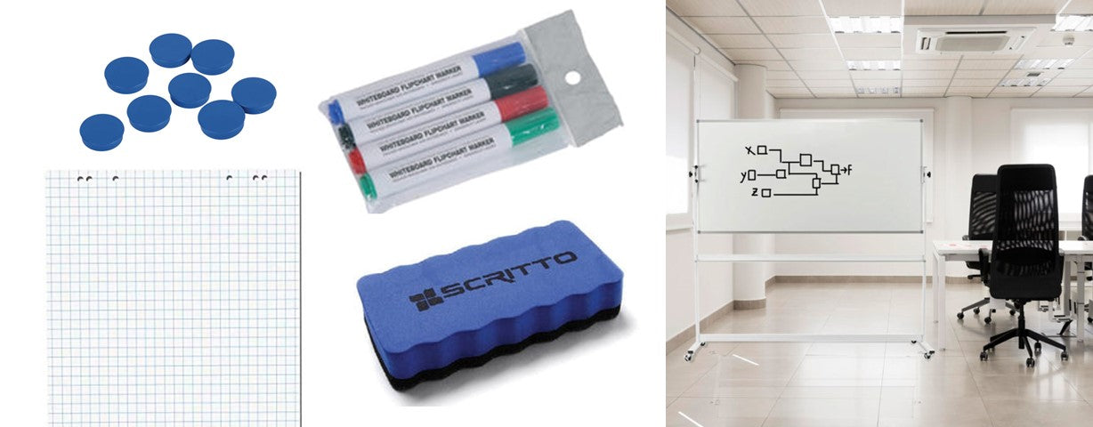 ZENZERO® - Kit Accessori Per Lavagne | Gessetti, Puntine E Cancellino | Per Scuola, Ufficio O Casa - Foto 9