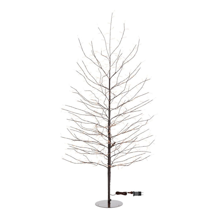 Albero luminoso Tiglio marrone con microled bianco caldo, uso interno