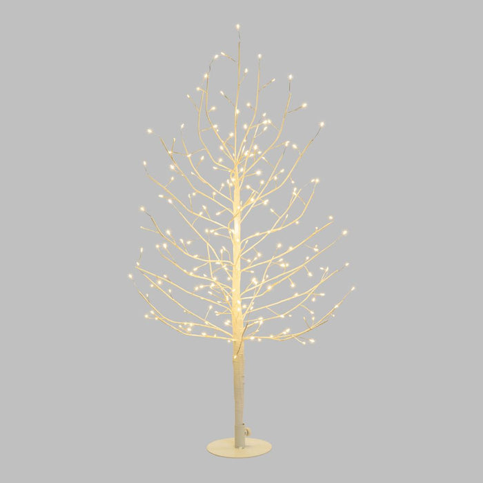 Albero Ramo di Tiglio bianco h 0,9 m, 240 microled bianco caldo, uso interno