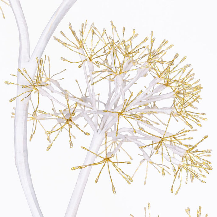 Albero Ramo 5 sfere RICCO microled bianco caldo, uso interno