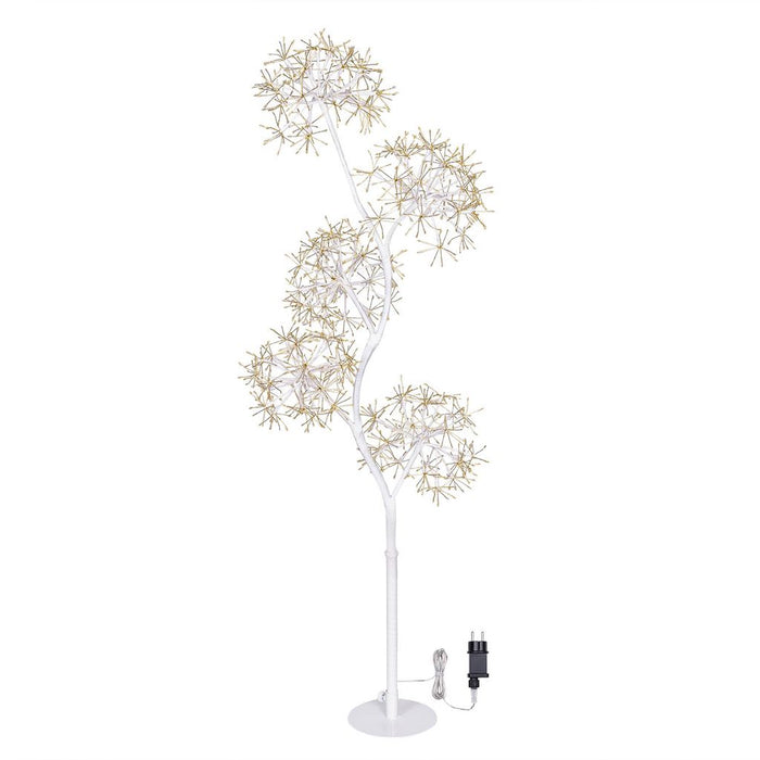 Albero Ramo 5 sfere RICCO microled bianco caldo, uso interno