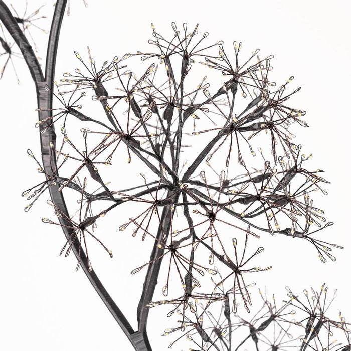 Albero Ramo 5 sfere RICCO microled bianco caldo, uso interno
