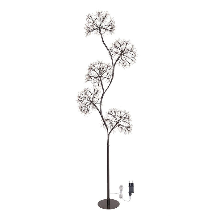 Albero Ramo 5 sfere RICCO microled bianco caldo, uso interno