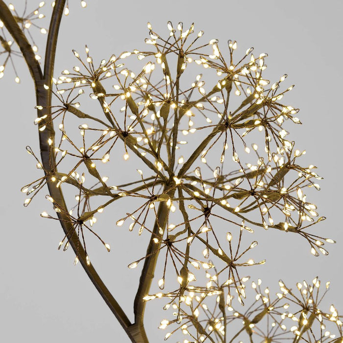 Albero Ramo 5 sfere RICCO microled bianco caldo, uso interno