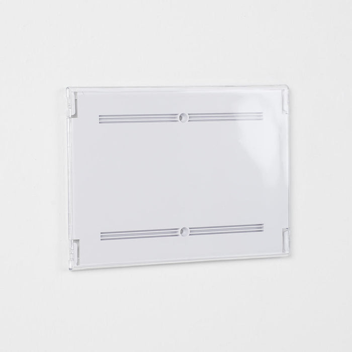 CL-PA5 - Targa linea Clear fondo ABS bianco formato A5