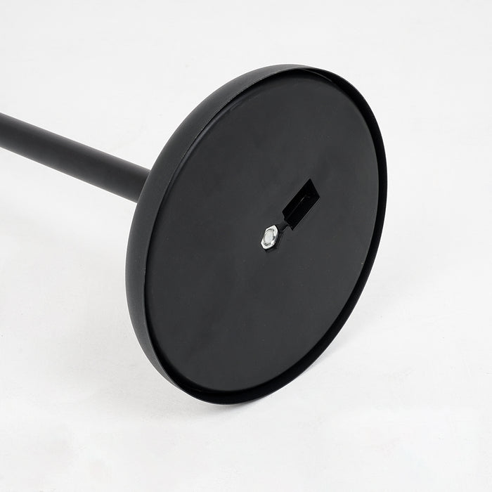 Leggio in Metallo Verniciato Nero Regolabile con Cornice A4 — CRLG41