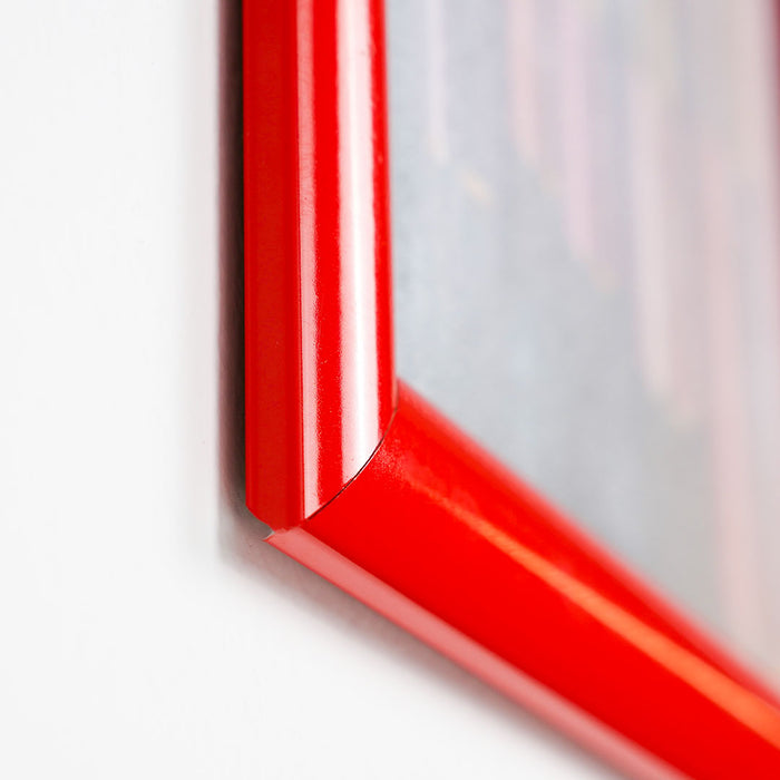 CRPT12 - Cornice a scatto frame 25mm angoli vivi PVC anti-riflesso - F.to A3