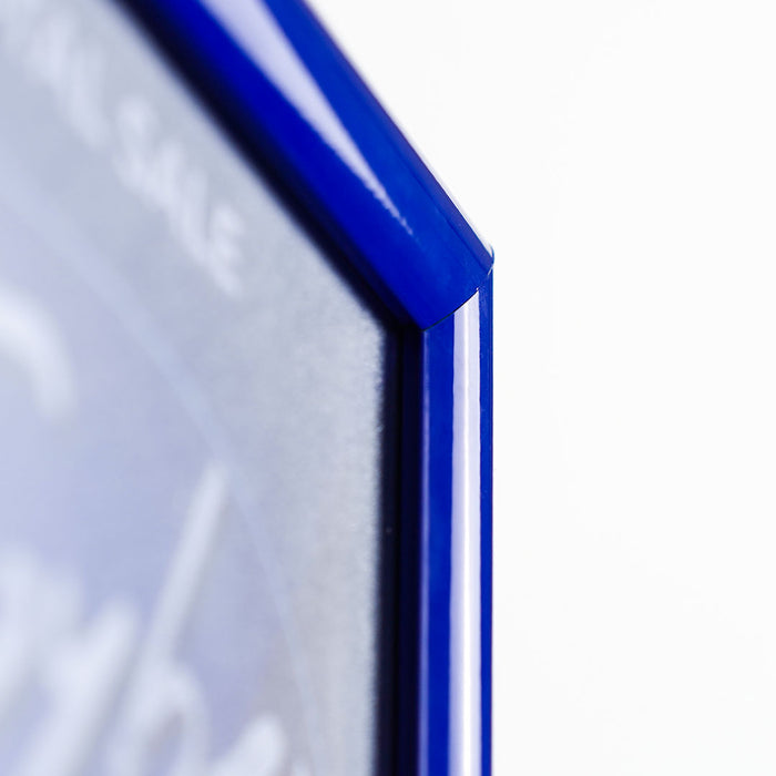CRPT12 - Cornice a scatto frame 25mm angoli vivi PVC anti-riflesso - F.to A3