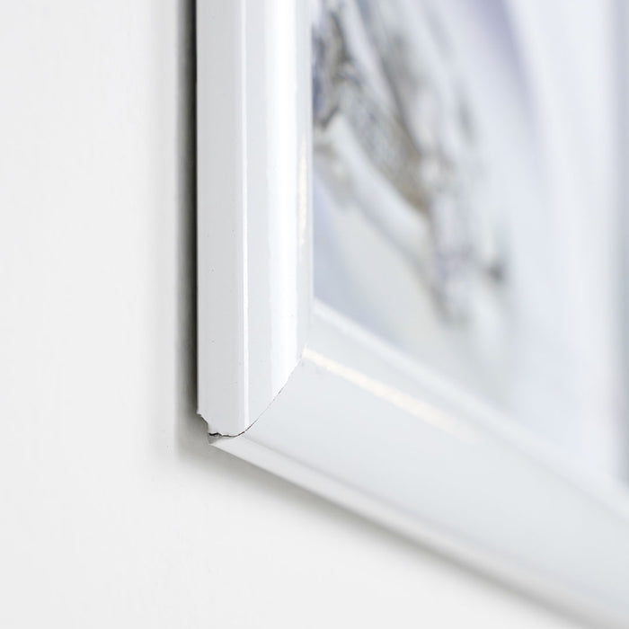 CRPT15 - Cornice a scatto frame 25mm angoli vivi PVC anti-riflesso - F.to 50x70 cm