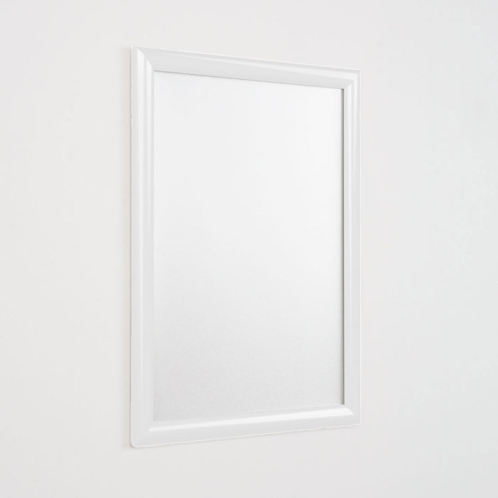 CRPT12 - Cornice a scatto frame 25mm angoli vivi PVC anti-riflesso - F.to A3