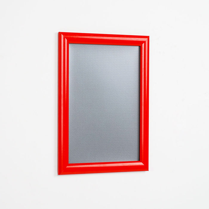 CRPT11 - Cornice a scatto frame 25mm angoli vivi PVC anti-riflesso - F.to A4
