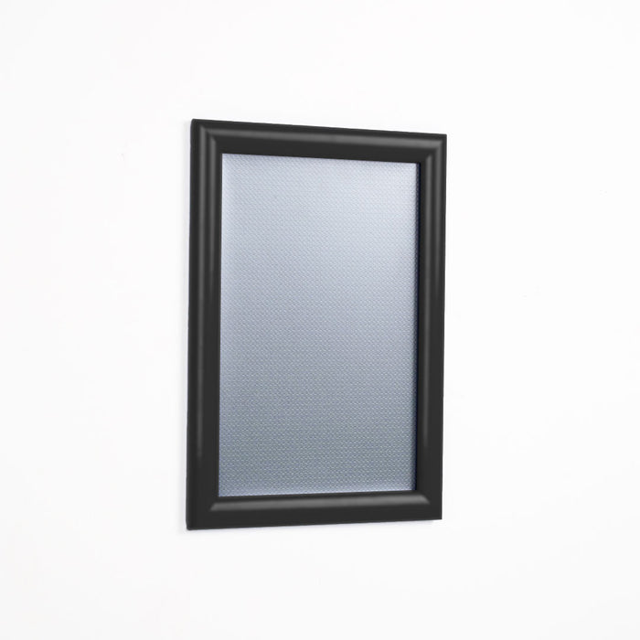 CRPT11 - Cornice a scatto frame 25mm angoli vivi PVC anti-riflesso - F.to A4