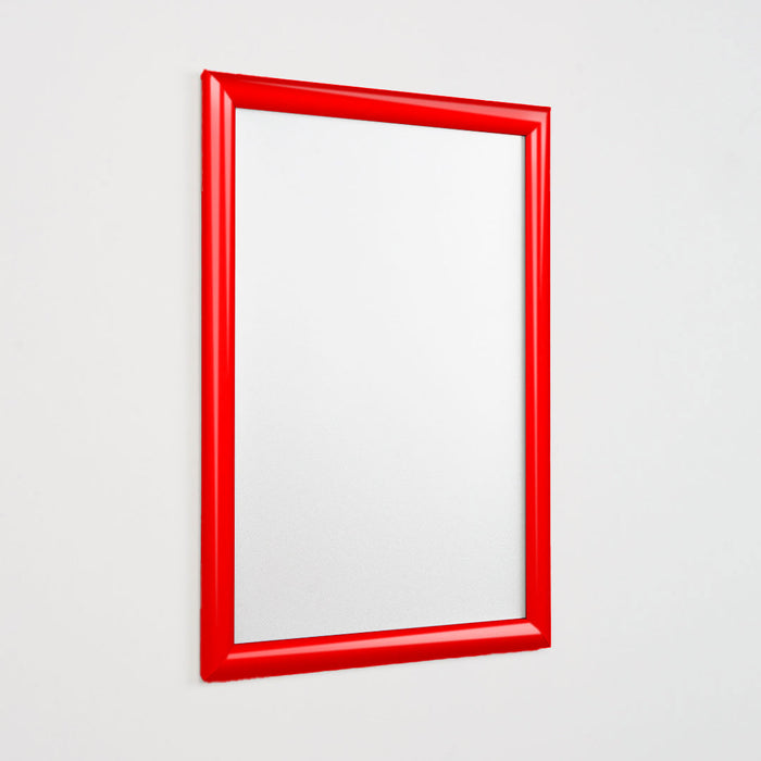 CRPT12 - Cornice a scatto frame 25mm angoli vivi PVC anti-riflesso - F.to A3