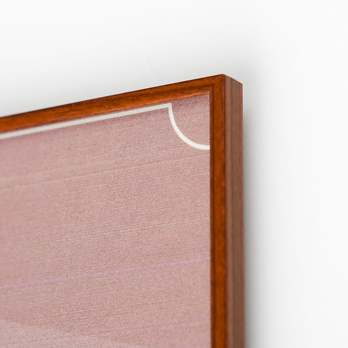 FLT-PW1015 - Targa linea Flat a parete finitura legno 10x15 cm (A6)