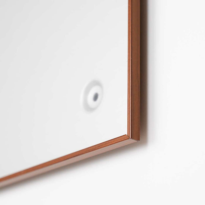 FLT-PW2130 - Targa linea Flat a parete finitura legno 21x30 cm (A4)