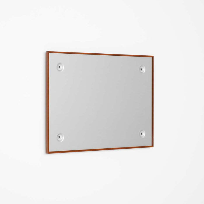 FLT-PW1515 - Targa linea Flat a parete finitura legno 15x15 cm