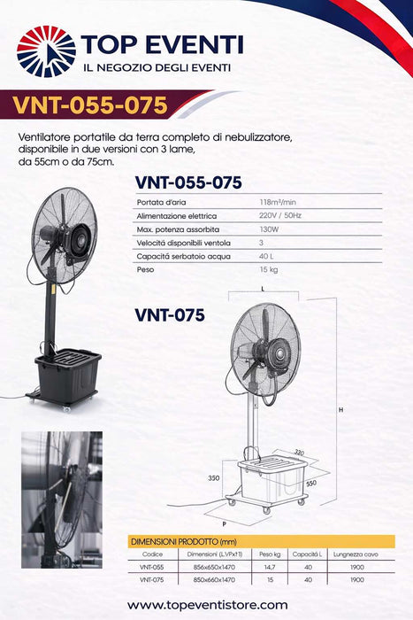 Ventilador Nebulizador Profesional 41 Lt