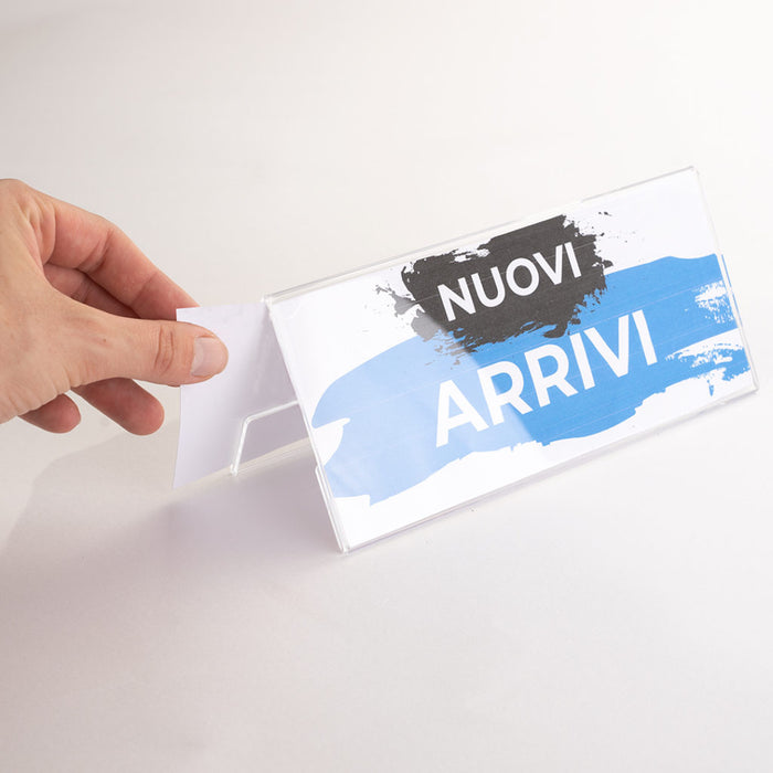 TAZIZI Set di 10 segnaposto in acrilico trasparente per tavolo da matrimonio TAZIZI Set di 10 segnaposto in acrilico trasparente per tavolo da matrimonio
