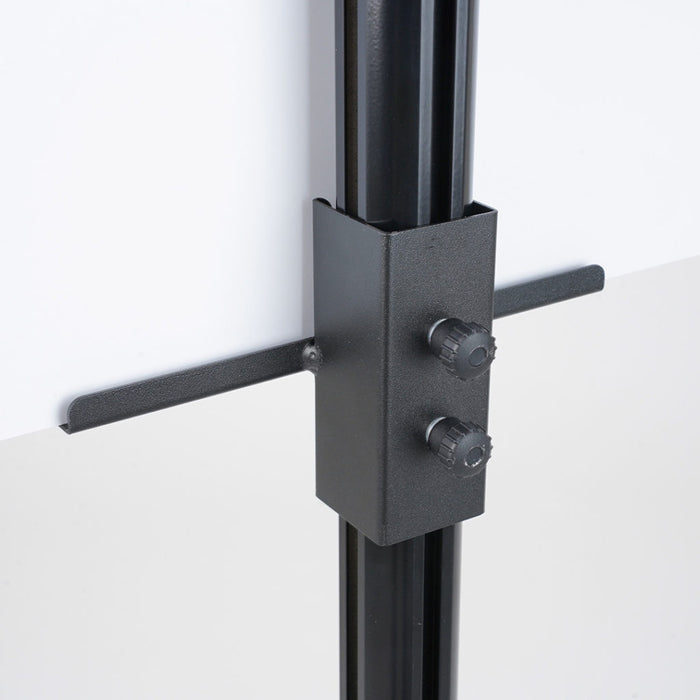 Support de communication avec cadre 50 x 70 Q System line NOIR