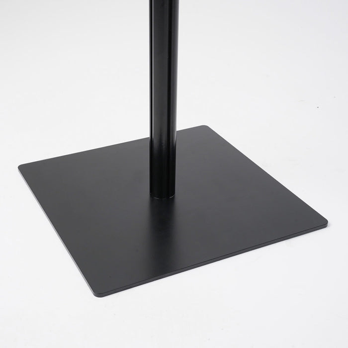 Support de communication avec cadre 50 x 70 Q System line NOIR