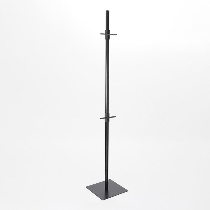 Support de communication avec cadre 50 x 70 Q System line NOIR