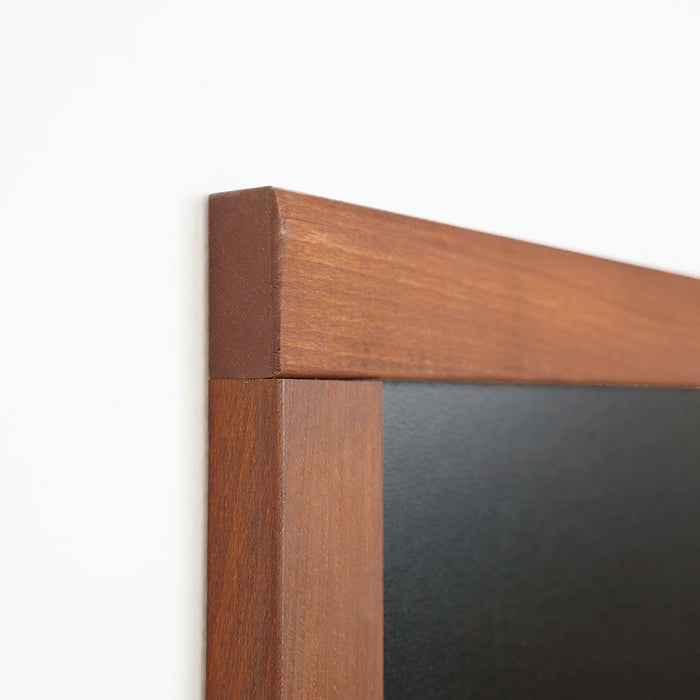 Lavagna con Cornice in Legno di Faggio EASY Dark Wood 80x120cm — WDL80x120