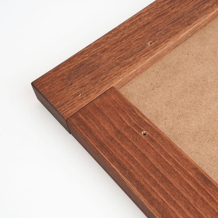 Lavagna con Cornice in Legno di Faggio EASY Dark Wood 80x120cm — WDL80x120