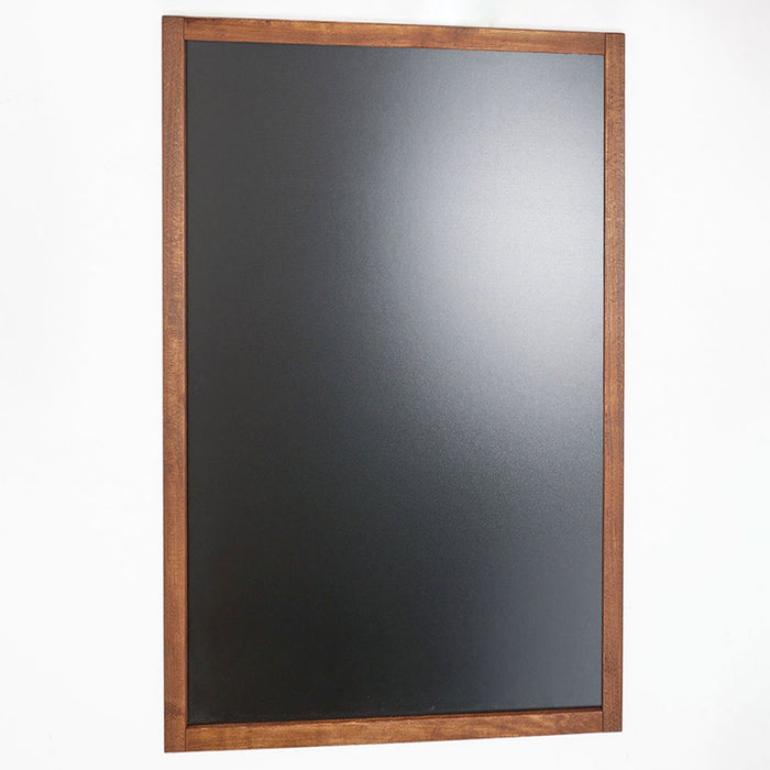 Lavagna con Cornice in Legno di Faggio EASY Dark Wood 80x120cm — WDL80x120
