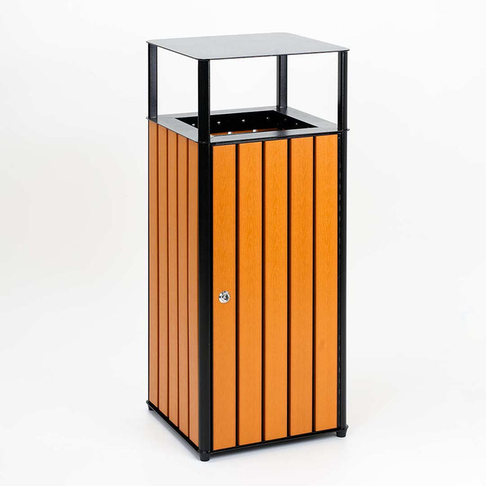 Cestino CEV120 - rivestimento doghe legno